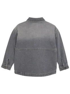 Spijkerblouse grijs