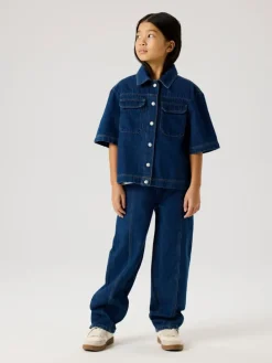 Spijkerblouse "Lea" donkerblauw