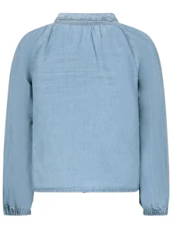 Spijkerblouse lichtblauw