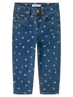 Spijkerbroek "Bella" - mom fit - blauw