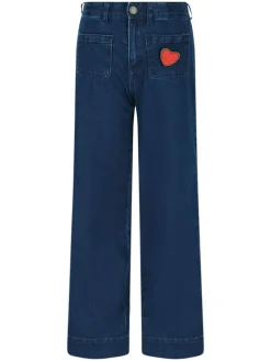 Spijkerbroek - comfort fit - donkerblauw