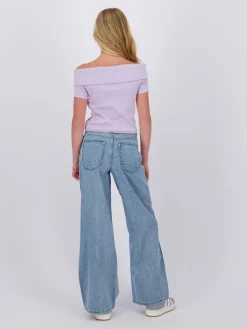 Spijkerbroek - comfort fit - lichtblauw