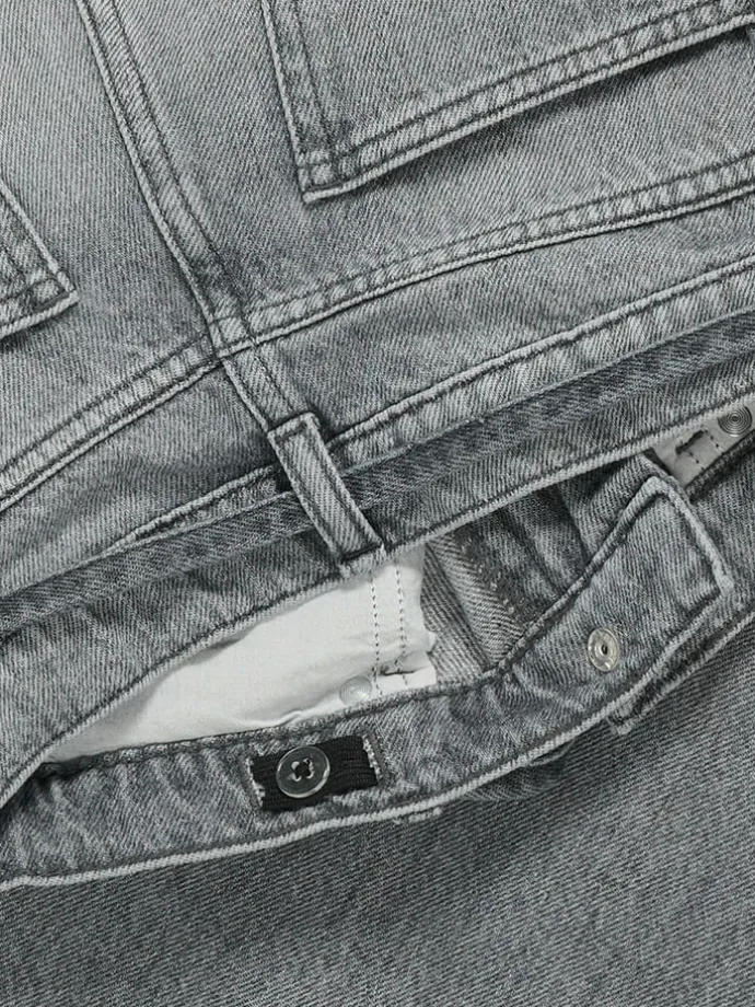 Spijkerbroek "Gianna" - comfort fit - grijs
