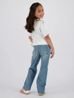 Spijkerbroek - straight fit - blauw
