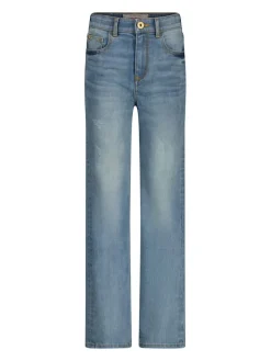 Spijkerbroek - straight fit - blauw