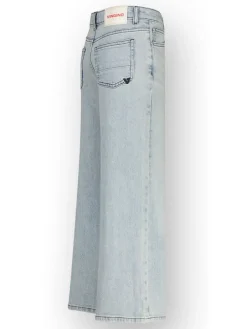 Spijkerbroek - wide leg - lichtblauw