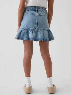 Spijkerrok blauw