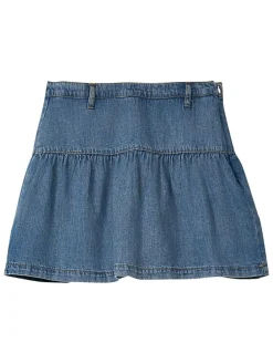 Spijkerrok blauw