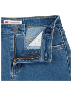 Spijkerrok blauw
