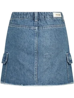 Spijkerrok blauw