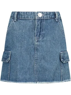 Spijkerrok blauw
