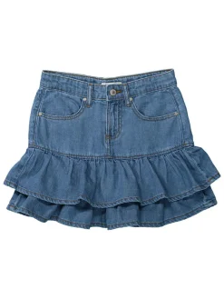 Spijkerrok blauw