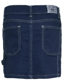 Spijkerrok donkerblauw
