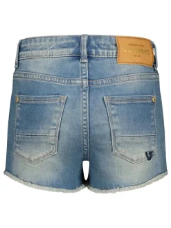 Spijkershort blauw