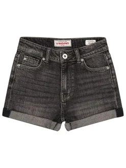 Spijkershort "Donalie" antraciet