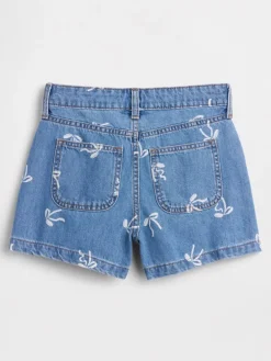 Spijkerskort blauw