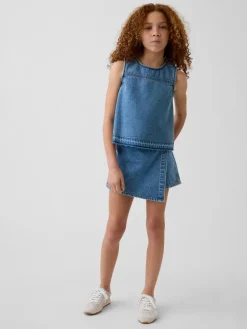 Spijkerskort lichtblauw