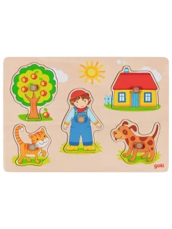 Steekpuzzel "Kat, hond,..." - vanaf 12 maanden