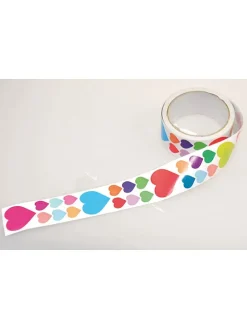 Stickers "Harten" meerkleurig - 870 stuks