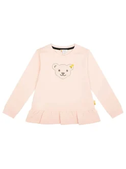 Sweatshirt abrikooskleurig