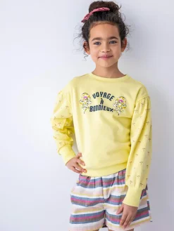 Sweatshirt geel