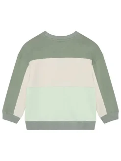 Sweatshirt groen/crème
