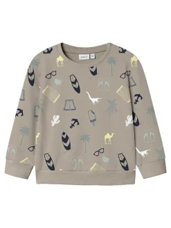 Sweatshirt "Jerome" lichtbruin