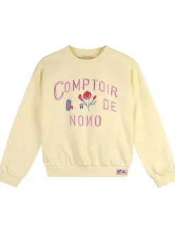 Sweatshirt "Konono" geel