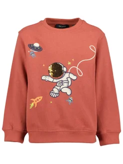 Sweatshirt koraalrood