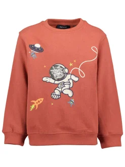 Sweatshirt koraalrood