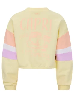 Sweatshirt "Kylie" geel