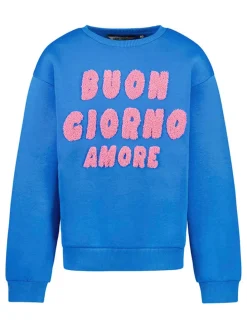 Sweatshirt "Lyncy" blauw