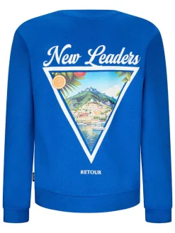 Sweatshirt "Manny" blauw