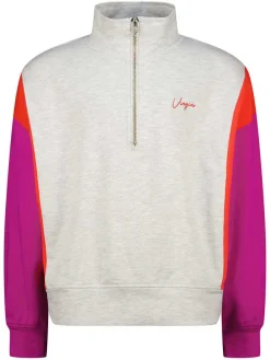 Sweatshirt "Nilone" grijs/paars