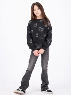 Sweatshirt "Roos" zwart