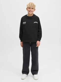 Sweatshirt "Signal" zwart