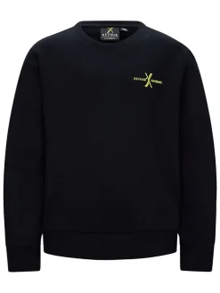 Sweatshirt "Steel" zwart