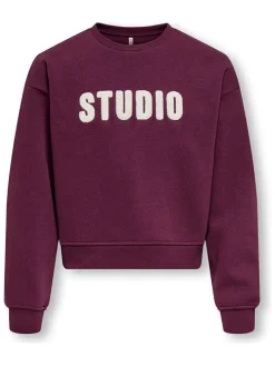 Sweatshirt "Sweat" paars