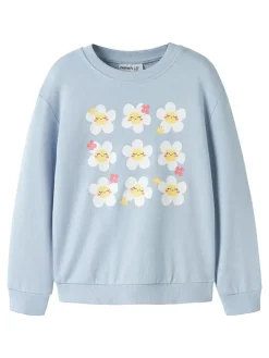 Sweatshirt "Vasacha" lichtblauw