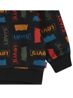 Sweatshirt zwart/meerkleurig