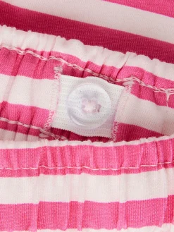 Sweatshort "Junni" roze/crème