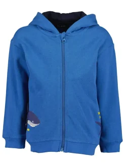 Sweatvest blauw