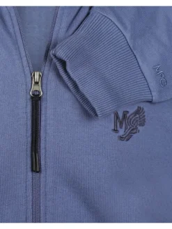Sweatvest blauw