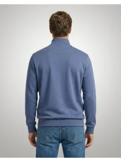Sweatvest blauw