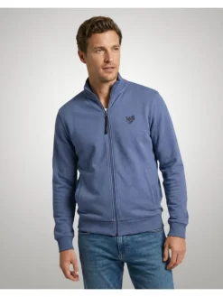 Sweatvest blauw