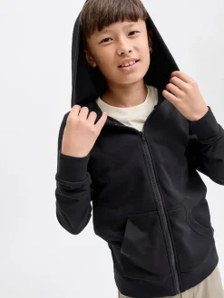 Sweatvest "Bradley" zwart
