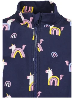 Sweatvest donkerblauw