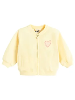 Sweatvest geel