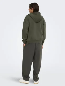 Sweatvest kaki