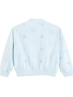 Sweatvest lichtblauw